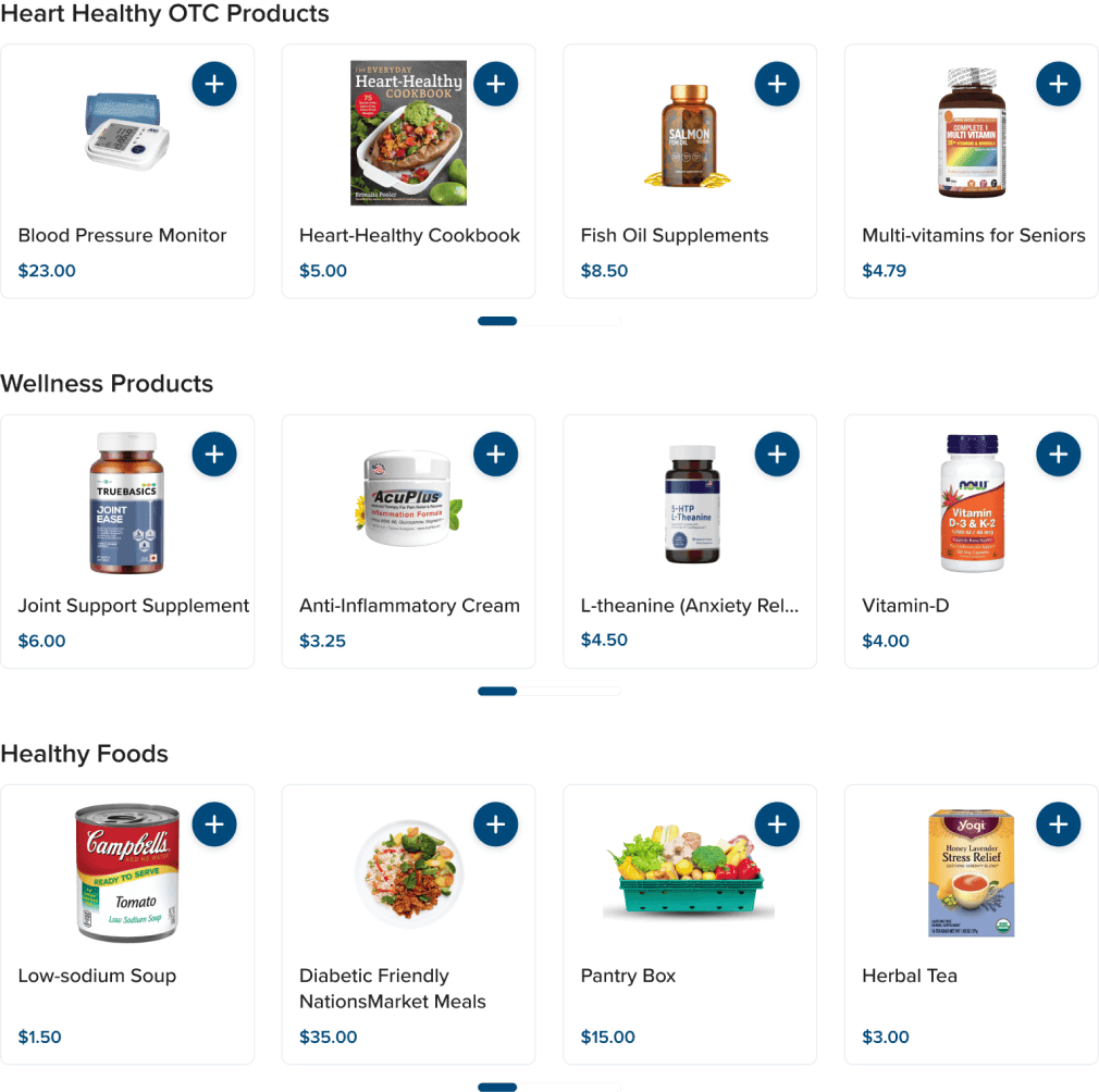 Our integrated e-commerce, mail-order store allows members to learn, purchase, and manage their health on one platform